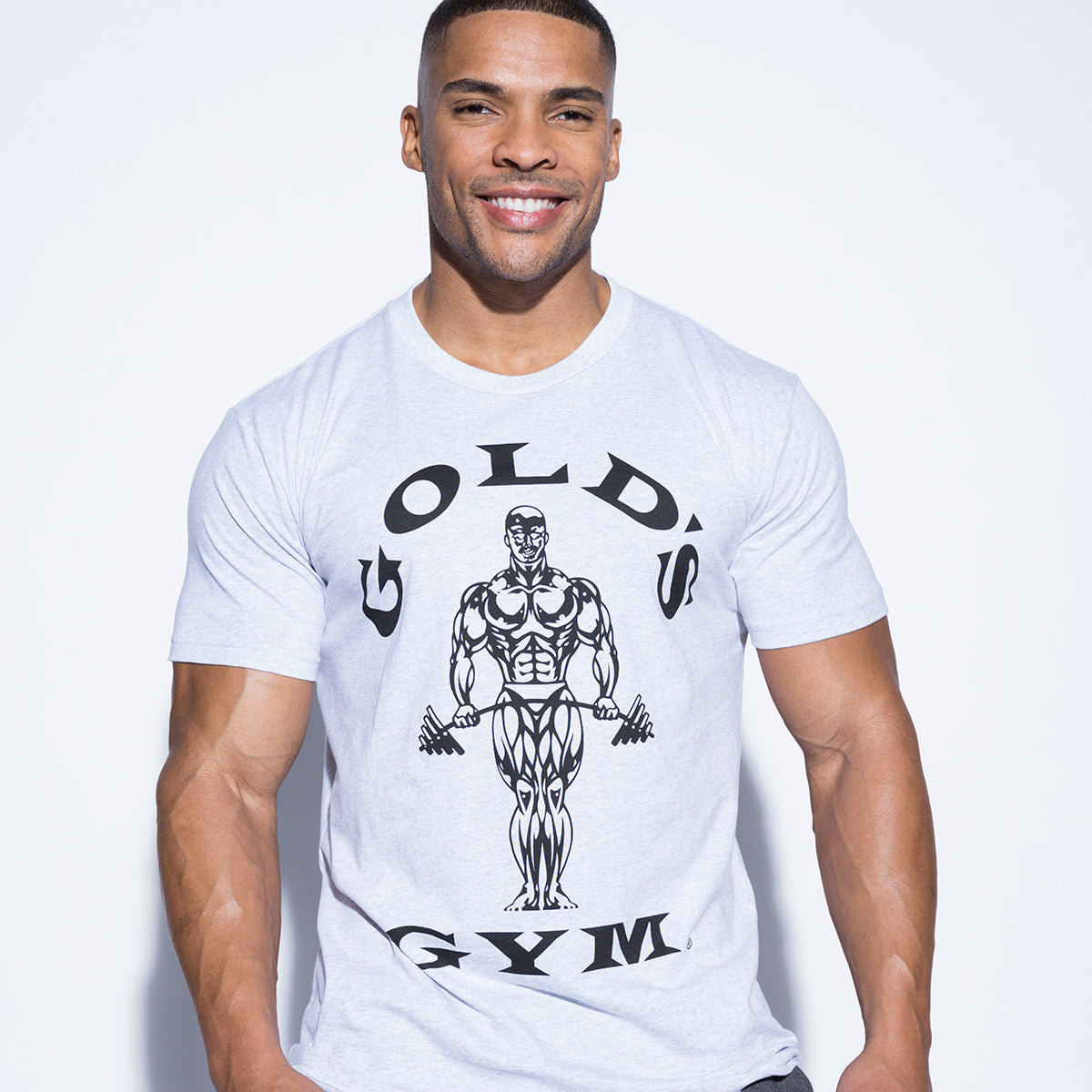 Gold's Gym T-Shirt Muscle Joe Charcoal Marl